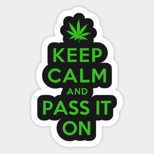 KEEP CALM AND PASS IT ON Sticker